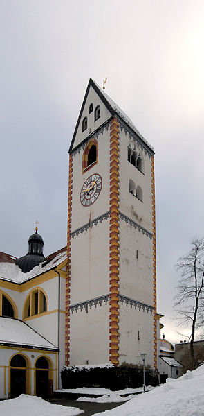 File:Füssen 2010, Kloster Sankt Mang, Kirchturm.jpg