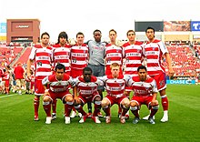 FC Dallas of Major League Soccer (MLS) starting lineup in 2007 FC Dallas.jpg