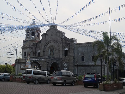 Facade of the Our Lady of Abandoned Parish Church.