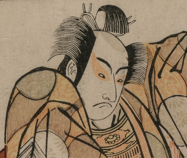 File:Face detail, Katsukawa Shunzan - Ichikawa Monnosuke II as Urabe no Suetake; Onoe Matsusuke as Usui Sadamitsu - 1921.314 - Cleveland Museum of Art (cropped).jpg