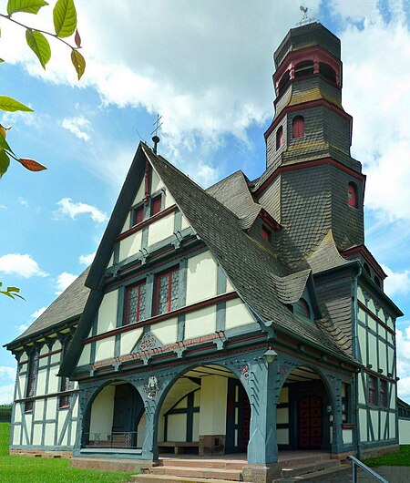 Fachwerkkirche in Mohnhausen