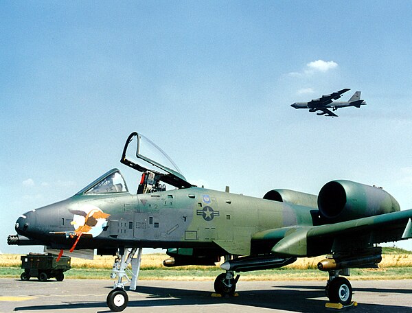 Thunderbolt II on display at the June 24-25, 1989 airshow in Chièvres, Belgium.