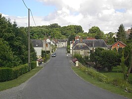 Gezicht op Faverolles-en-Berry