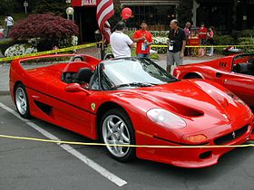 Ferrari F50 at the Scarsdale Concours