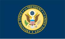 Bandera de la Oficina Ejecutiva del Presidente de los Estados Unidos.svg