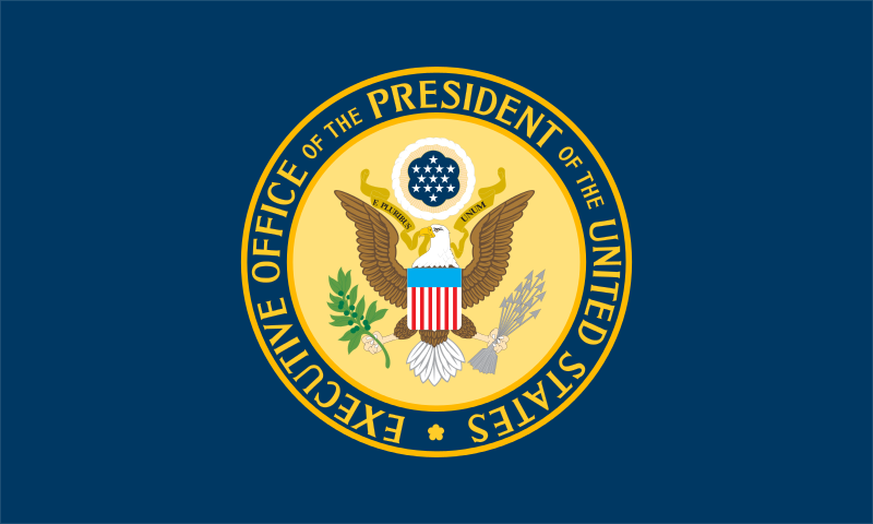 Archivo:Flag of the Executive Office of the President of the United States.svg