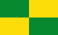 Flag quarterly green yellow 5x3.svg