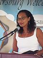 reading at the 2017 Gaithersburg Book Festival