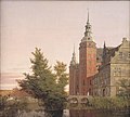 Frederiksborg Slot. Parti ved Møntbroen 1836 by Købke.jpg