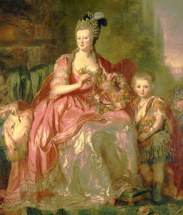 Frederick William and his mother (1775)