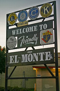 <span class="mw-page-title-main">El Monte, California</span> City in California