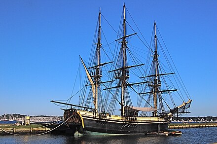 The Friendship of Salem[146] replica docked off of Derby Street