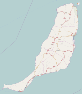 Kaart van Fuerteventura