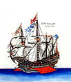 "Göke" (1495) was the flagship of Kemal Reis