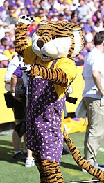 Mike the Mascot in 2018 GA VS LSU E101318 4.jpg