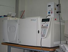 Gas chromatography-mass spectrometry (GCMS) machine GCMS closed.jpg