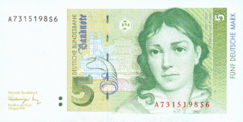 Банкноты немецких марок образца 1989 года