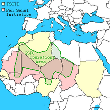 Al-Qaeda in the Islamic Maghreb (formerly GSPC) area of operations GSPC map.png