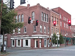 Historic downtown area