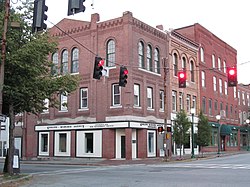 Zona del centro histórico de Gardiner