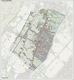 Dutch Topographic map of Hillegom, June 2015