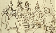 Thumbnail for File:Georgians at a feast, by Castelli.jpg