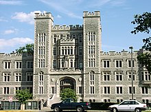 Gibbons Hall (built in 1911), a residence hall GibbonsHall 07120029.jpg