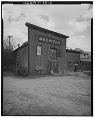 Gilbert Brewery, Wallace Street, Virginia City, founded in 1866 by Henry S. Gilbert (1833-1902)[13]