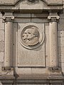 Maria Laach, Gedenkstein zum gemeinsamen Besuch von Goethe und Freiherr vom Stein in Maria Laach im Jahr 1815/ Memorial stone according the visit of Goethe and Freiherr vom Stein to Maria Laach in 1915