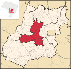 Pusat Goiano - Lokasi