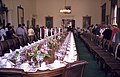 The table of the State Dining Room sits 54 people.