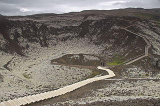 <span class="mw-page-title-main">Ljósufjöll</span> Fissure vent system and central volcano in Iceland