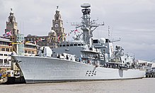 HMS Iron Duke, Liverpool, 2017 HMS Iron Duke during AFD MOD 45162759.jpg