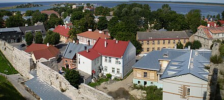 View from the castle of Haapsalu