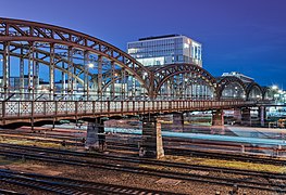 Le pont Hackerbrücke en 2014.