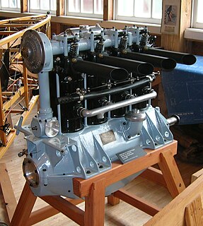 Hall-Scott A-7 1910s piston aircraft engine by Hall-Scott