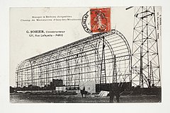 Hangar à ballons dirigeables - Champ de manœuvre à Issy-les-Moulineaux