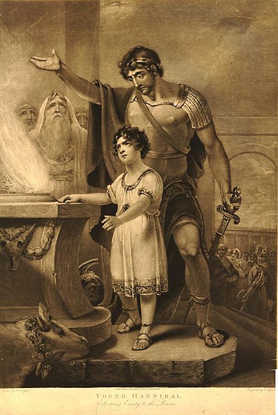 File:Hannibal as a child, accompanied by a Roman soldier.jpg