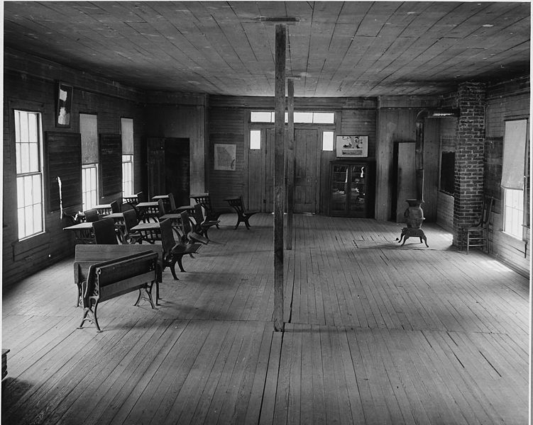 File:Harmony Community, Putnam County, Georgia.... The Harmony white school was closed down for several y . . . - NARA - 521393.jpg