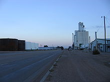 U.S. Highway 87 runs through Hartley. Hartley, Texas.jpg