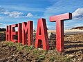 * Nomination The German word "Heimat" ("Homeland") set in 6-feet-tall letters on a developing area --Kreuzschnabel 15:38, 28 February 2014 (UTC) * Promotion  Support QI --Rjcastillo 16:29, 28 February 2014 (UTC)