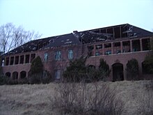 Henryton has suffered from extensive damage over the years HenrytonHospital3.JPG