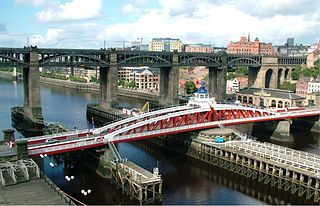 Swing Bridge, River Tyne Bridge over the River Tyne, England