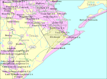 Map of Hitchcock HitchcockTXMap.gif