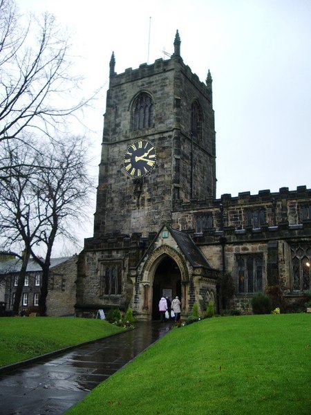 File:Holy Trinity Church, Skipton, Tower - geograph.org.uk - 620670.jpg