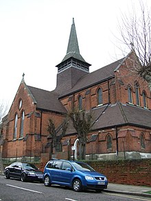 The church of St Paul, Lower Homerton, built 1890-91