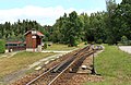 Čeština: Nádraží úzkokolejné železnice v Horním Skrýchově English: Train station in Horní Skrýchov, Czech Republic.