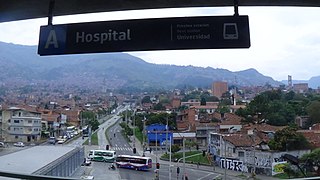 <span class="mw-page-title-main">Hospital station (Medellín)</span> Medellín metro station
