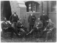 Howard University 1900 – class picture with Dunbar in the rear right