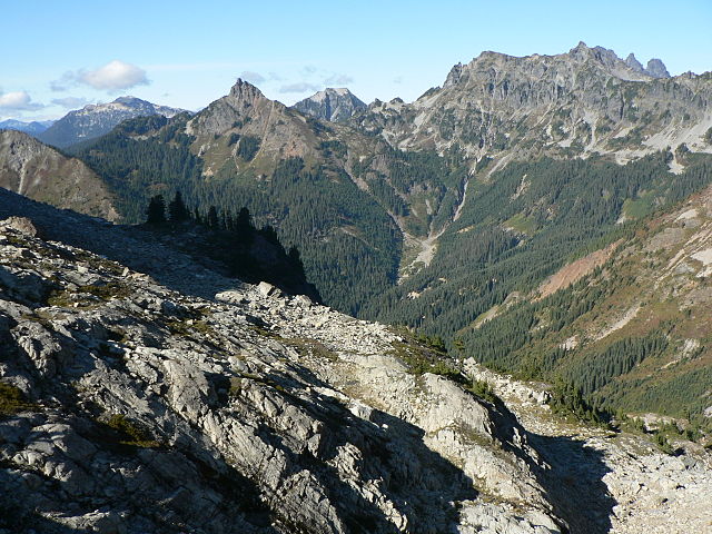 The Cascade Range within the wilderness